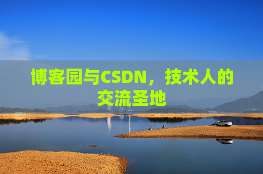 博客园与CSDN，技术人的交流圣地